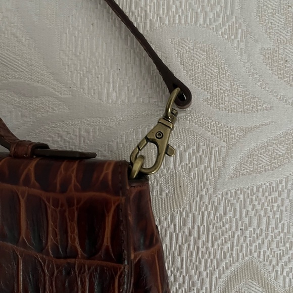Cole Haan Baguette Brandy Aerin Croco Print Bag. Classic-NWT - Picture 2 of 12